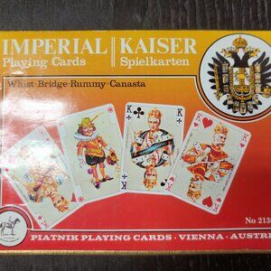 Imperial Kaiser Two Deck Piatnik Playing Cards